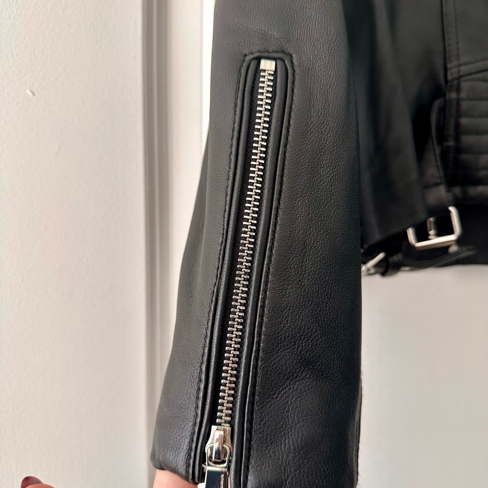 BCBGeneration Black Leather Jacket - Picture 4 of 4